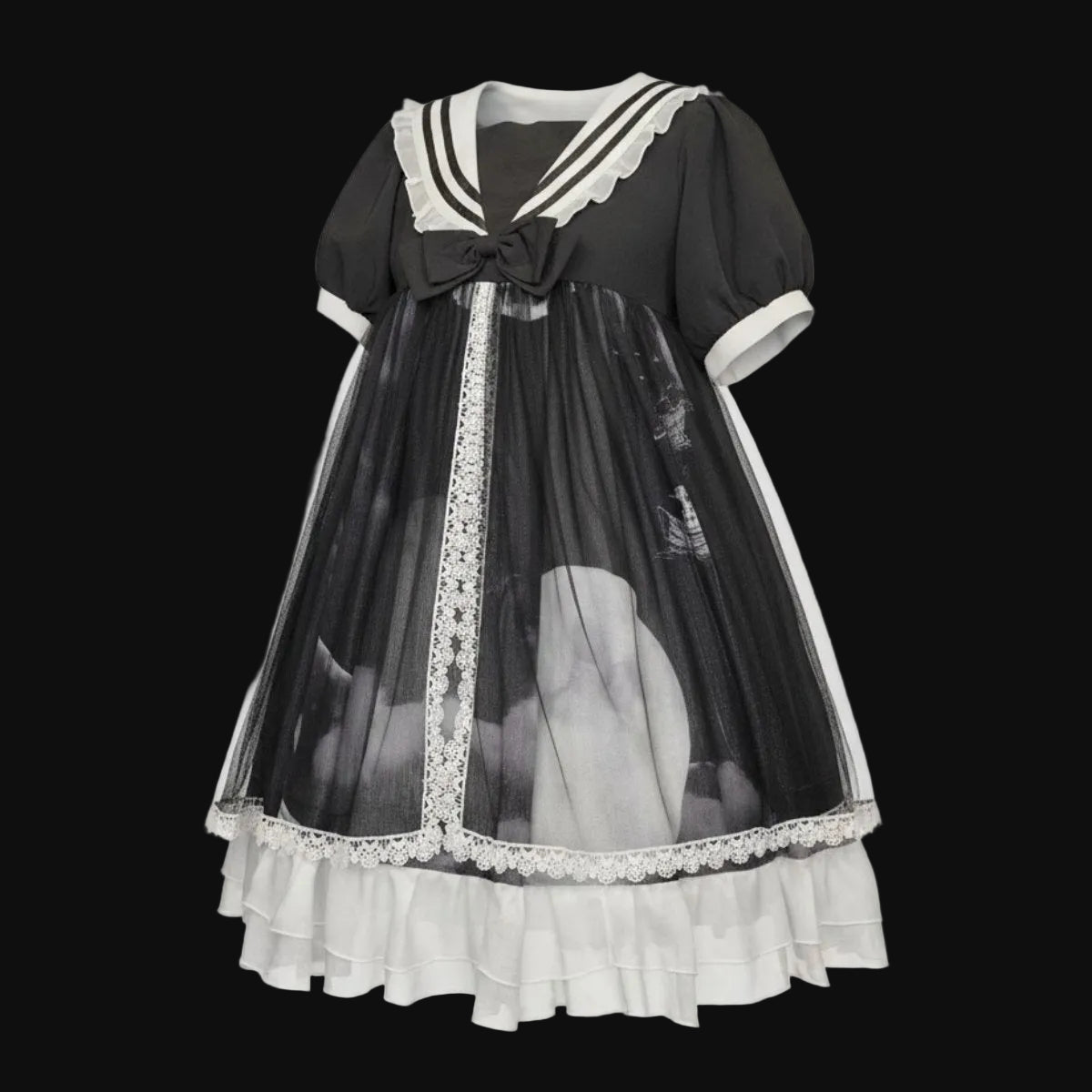 Dudu Studio: Gothic Sailor Lolita Kleid „Cloud Months“