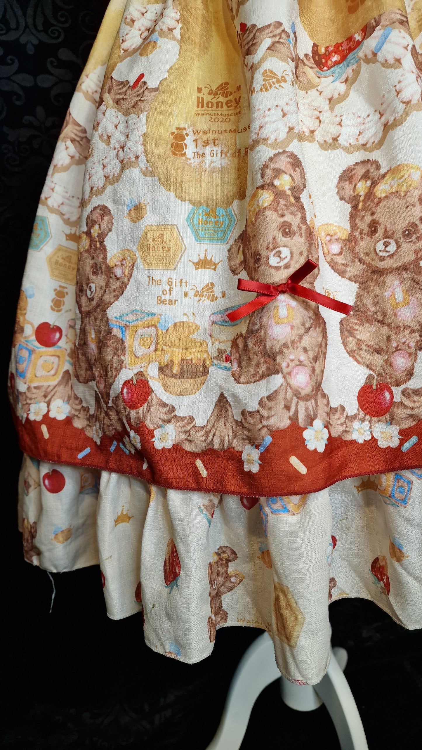 Süßes Lolita Kleid JSK „Wild Honey“ – Walnut Museum Gr. S