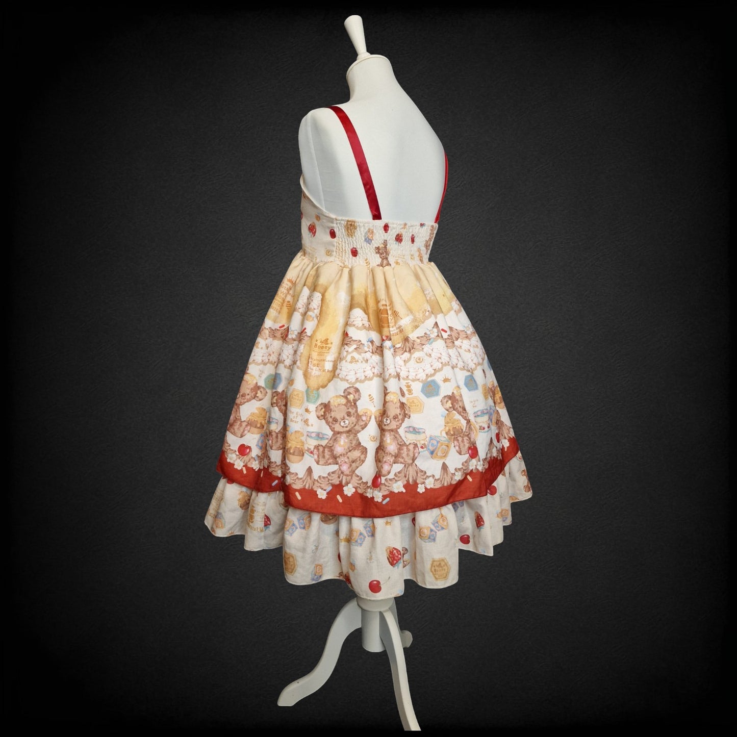 Süßes Lolita Kleid JSK „Wild Honey“ – Walnut Museum Gr. S