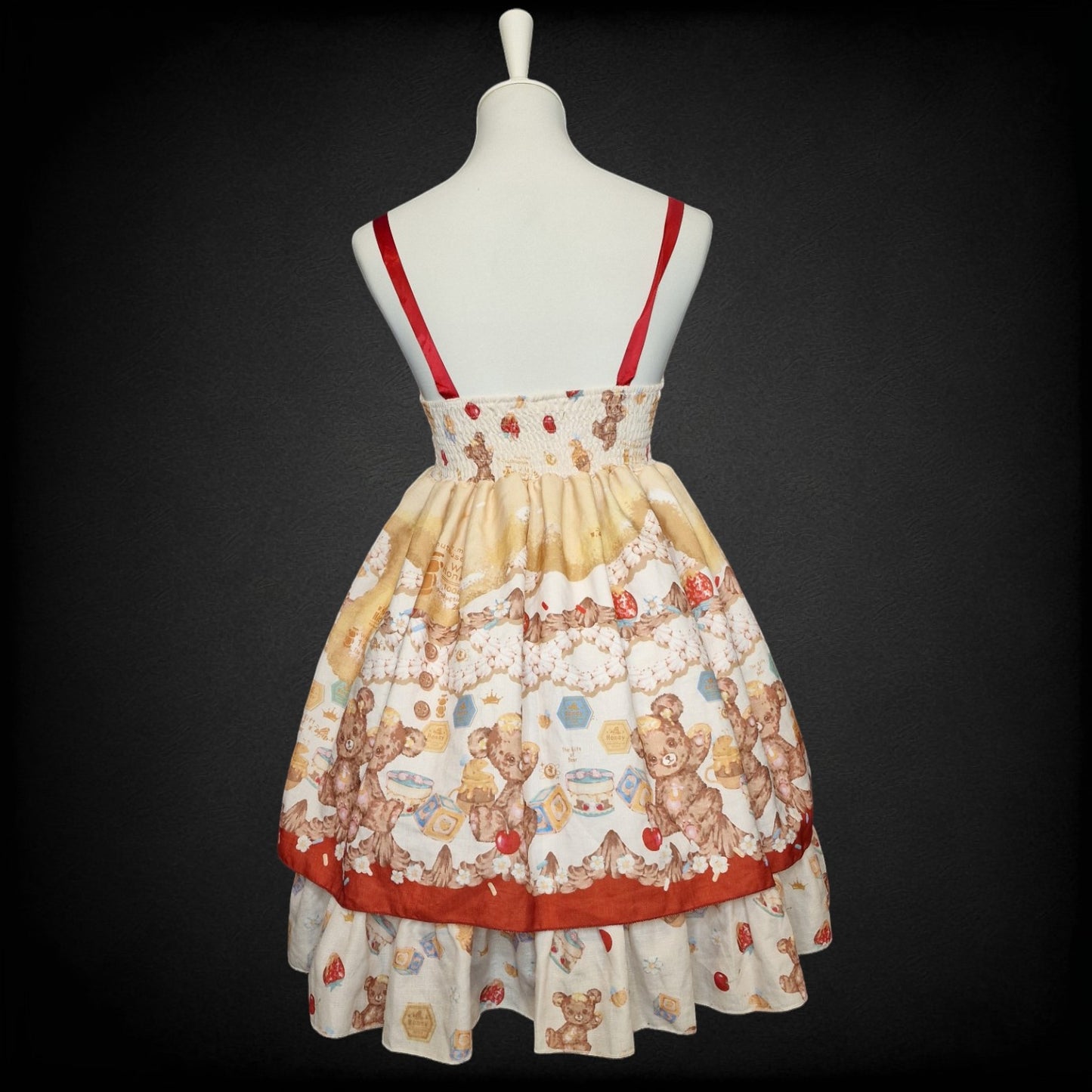 Süßes Lolita Kleid JSK „Wild Honey“ – Walnut Museum Gr. S