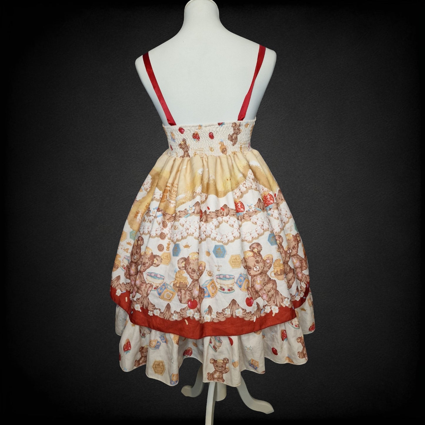 Süßes Lolita Kleid JSK „Wild Honey“ – Walnut Museum Gr. S