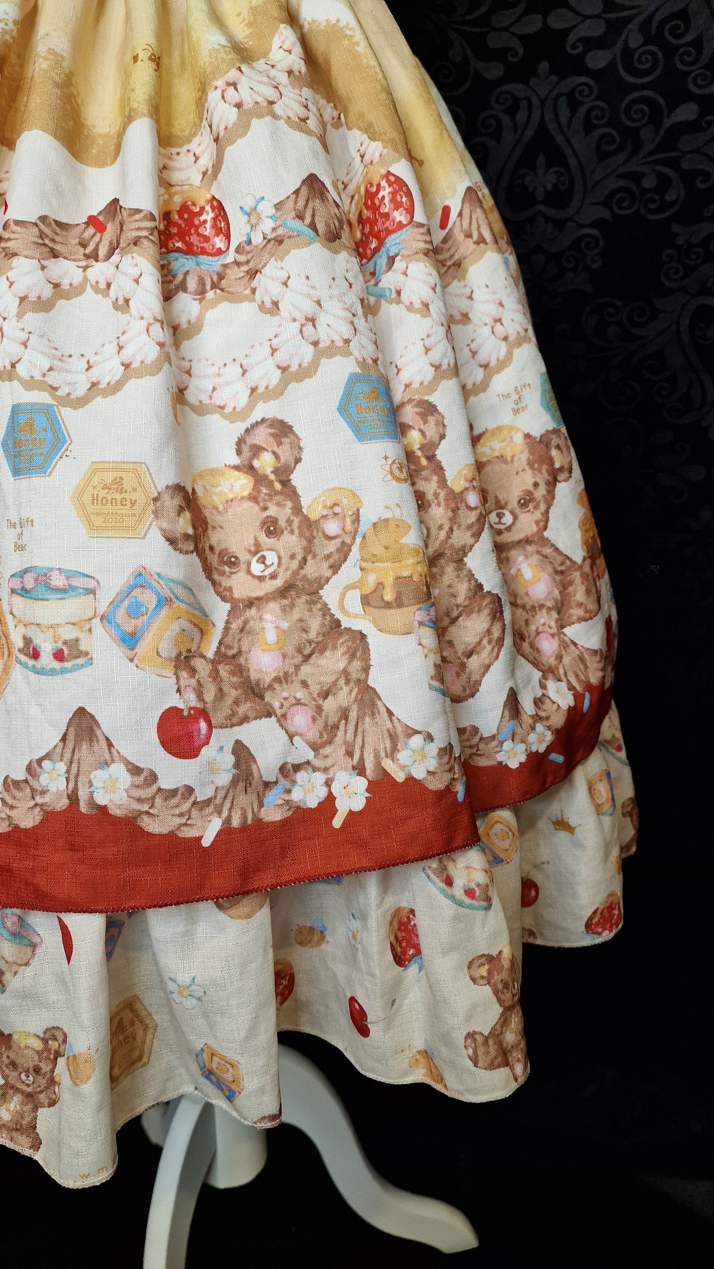 Süßes Lolita Kleid JSK „Wild Honey“ – Walnut Museum Gr. S
