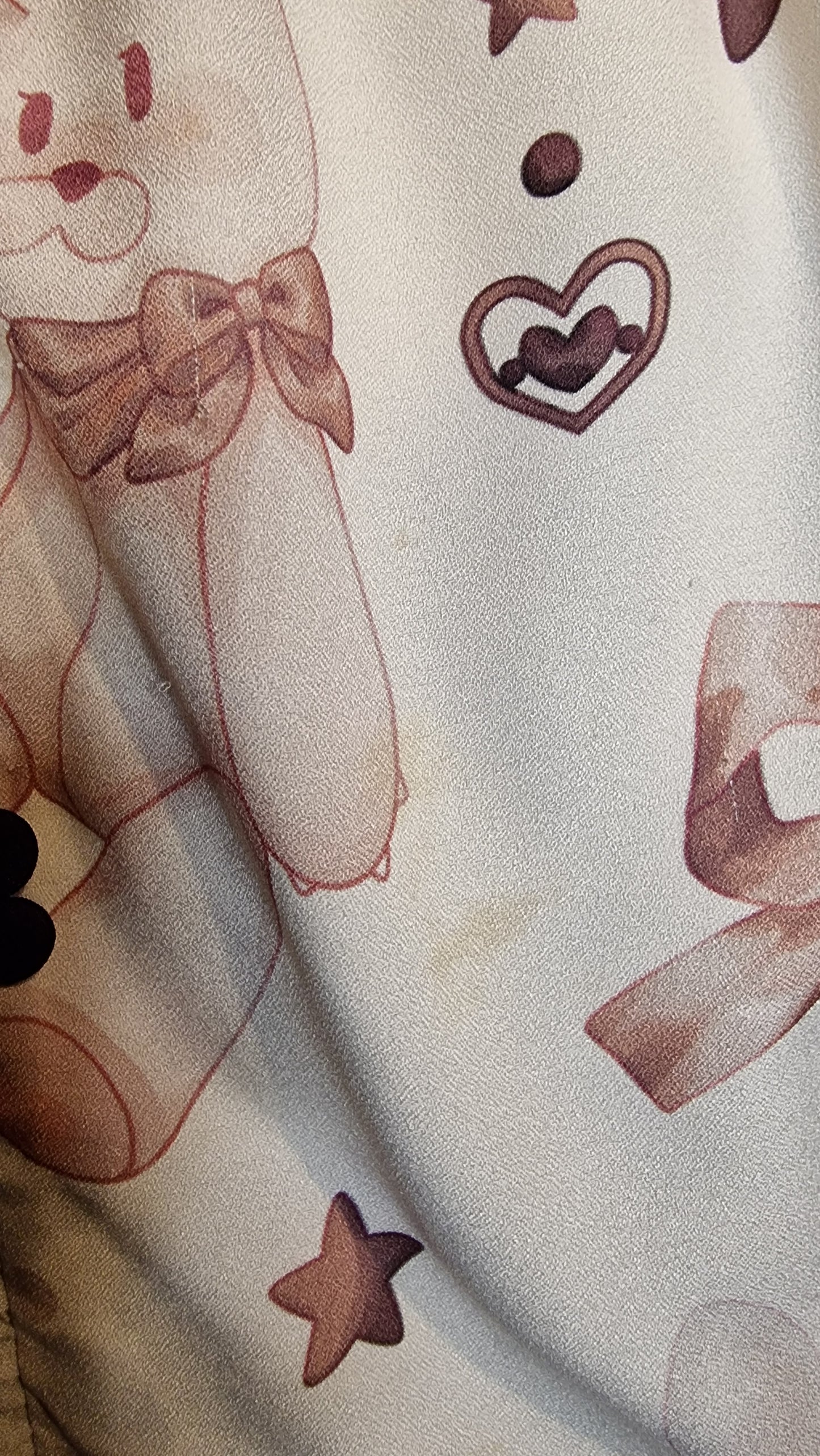 „Chocolate Rabbit Split“ – Sweet Lolita JSK – Schwarz & Creme S / M