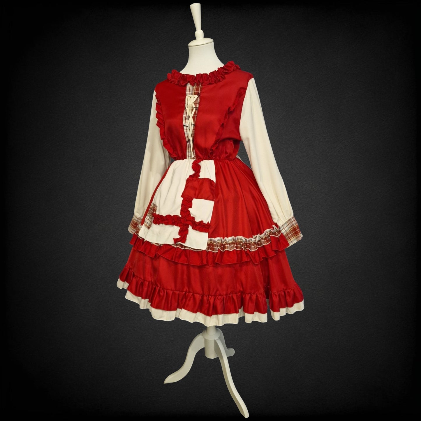 Lolita Kleid JSK „Red Forest Tale“ – Sweet Lolita One-Piece "Rotkäppchen"