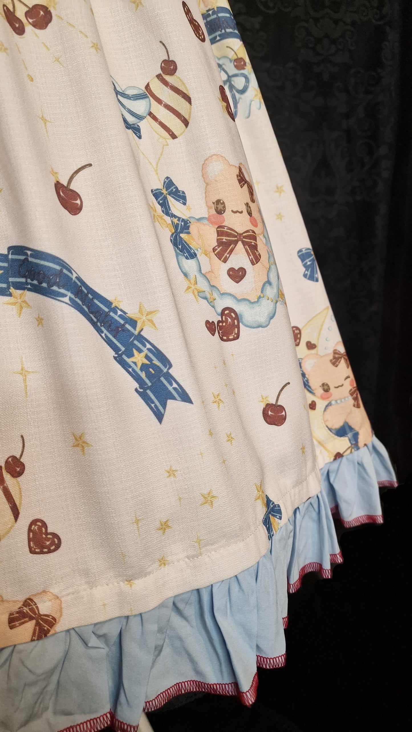 Kawaii Sweet Lolita Kleid von Candy Dream – „Nautical Bear & Cherry“ OP