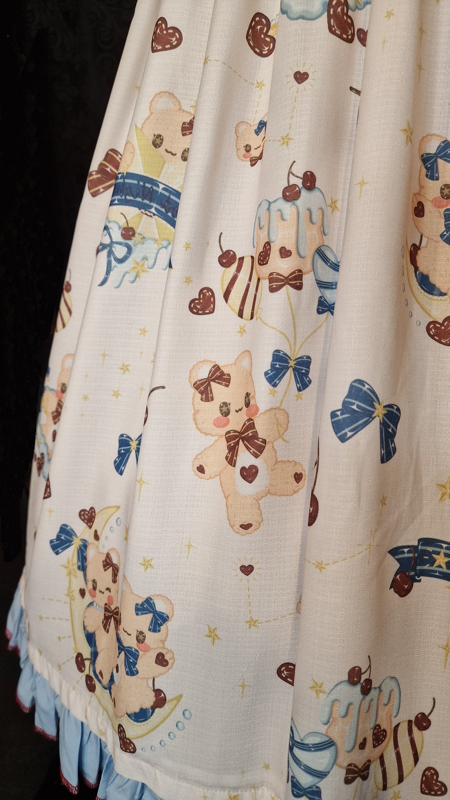 Kawaii Sweet Lolita Kleid von Candy Dream – „Nautical Bear & Cherry“ OP