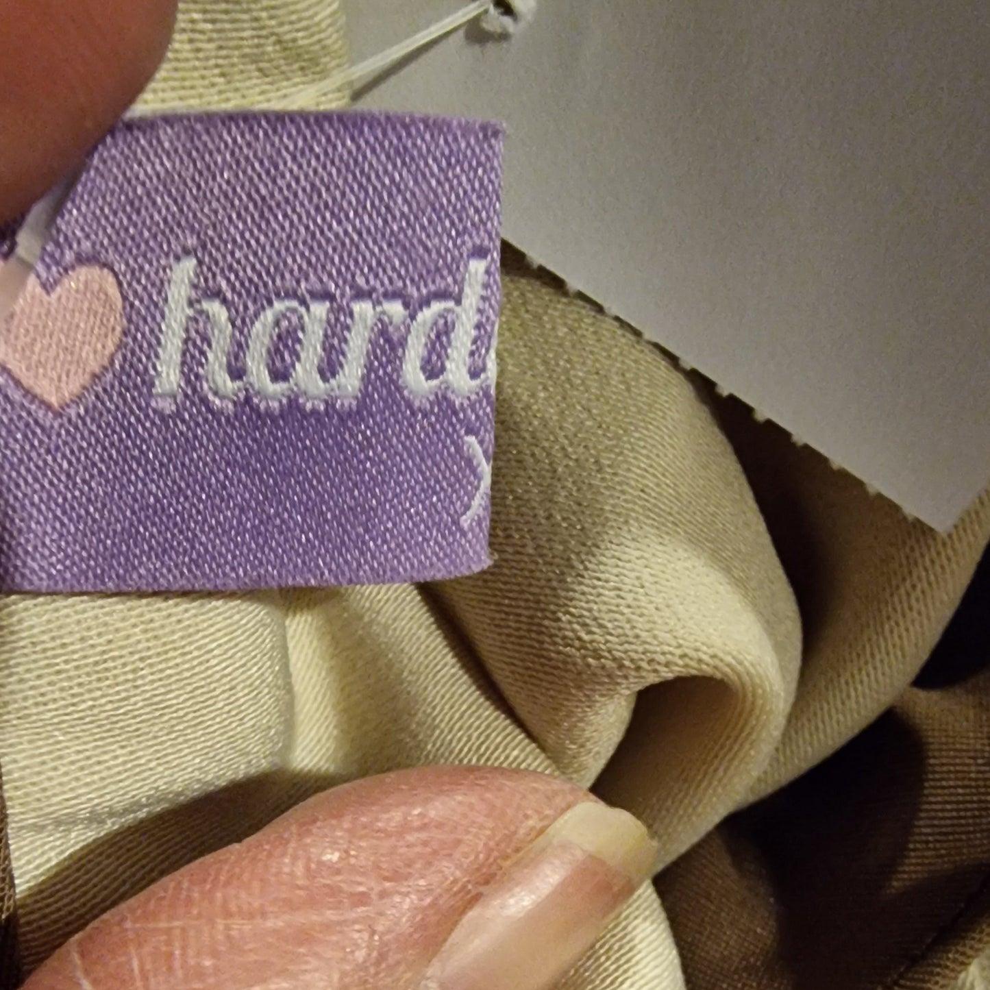 Lolita Kleid von "Hard Candy" Cat Print in Braun Creme gr. XL