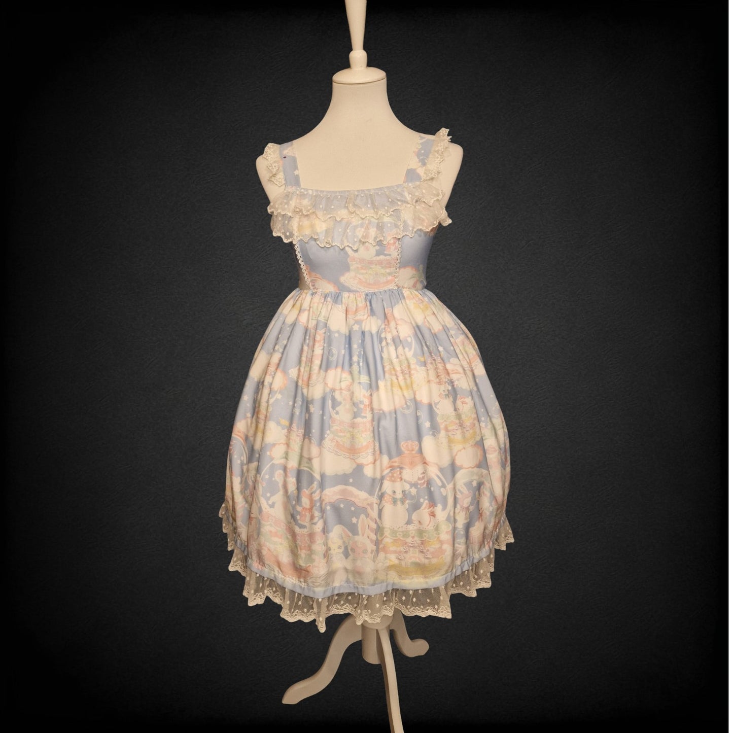 Kawaii Sweet Lolita Kleid JSK – „Fantasy Snowball“