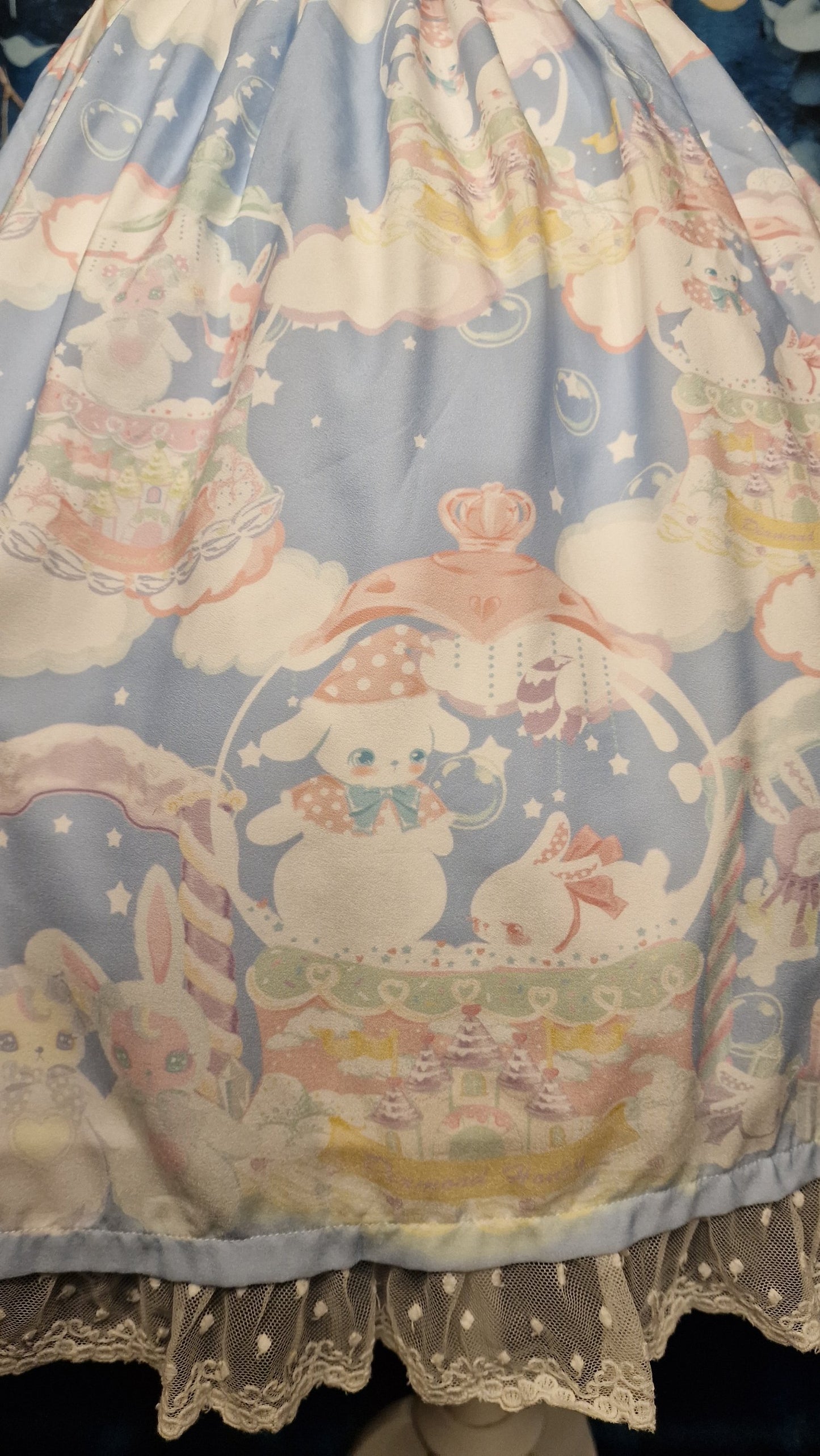 Kawaii Sweet Lolita Kleid JSK – „Fantasy Snowball“