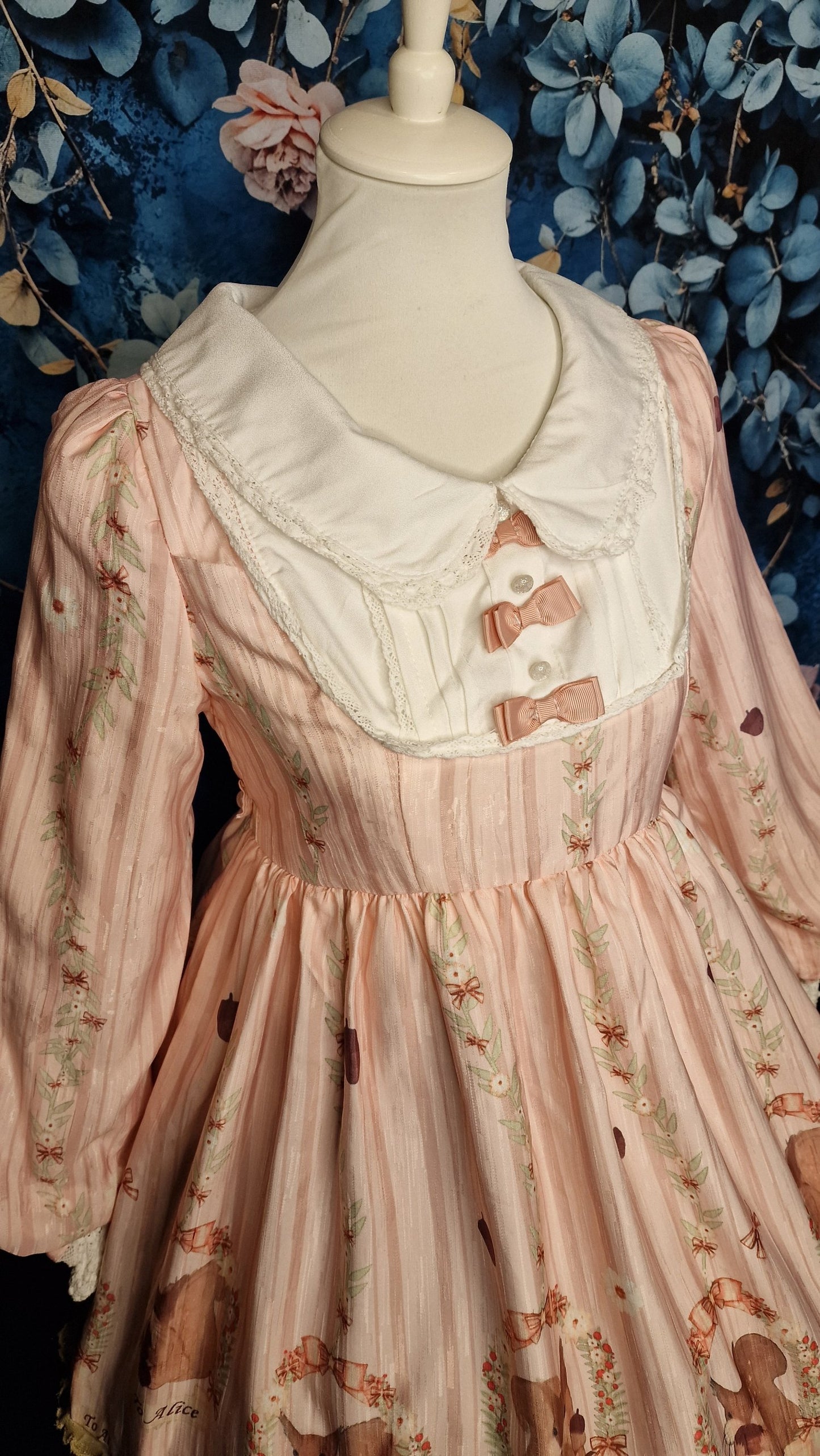 Romantische Lolita Kleid im Barock-Stil "To Alice" „Squirrel“ Eichhörnchenmotiv