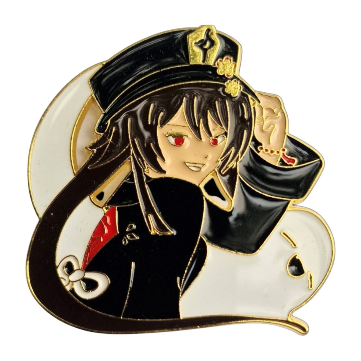 Anime Enamel Pin – Vorderseite weißer Hintergrund