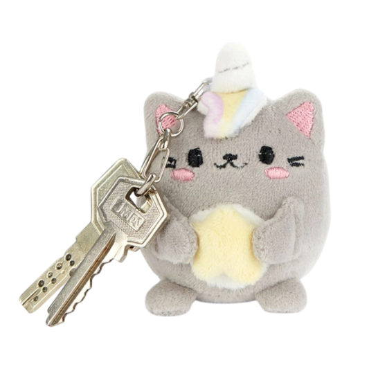Kawaii Schlüsselanhänger Einhorn-Katze von Balvi