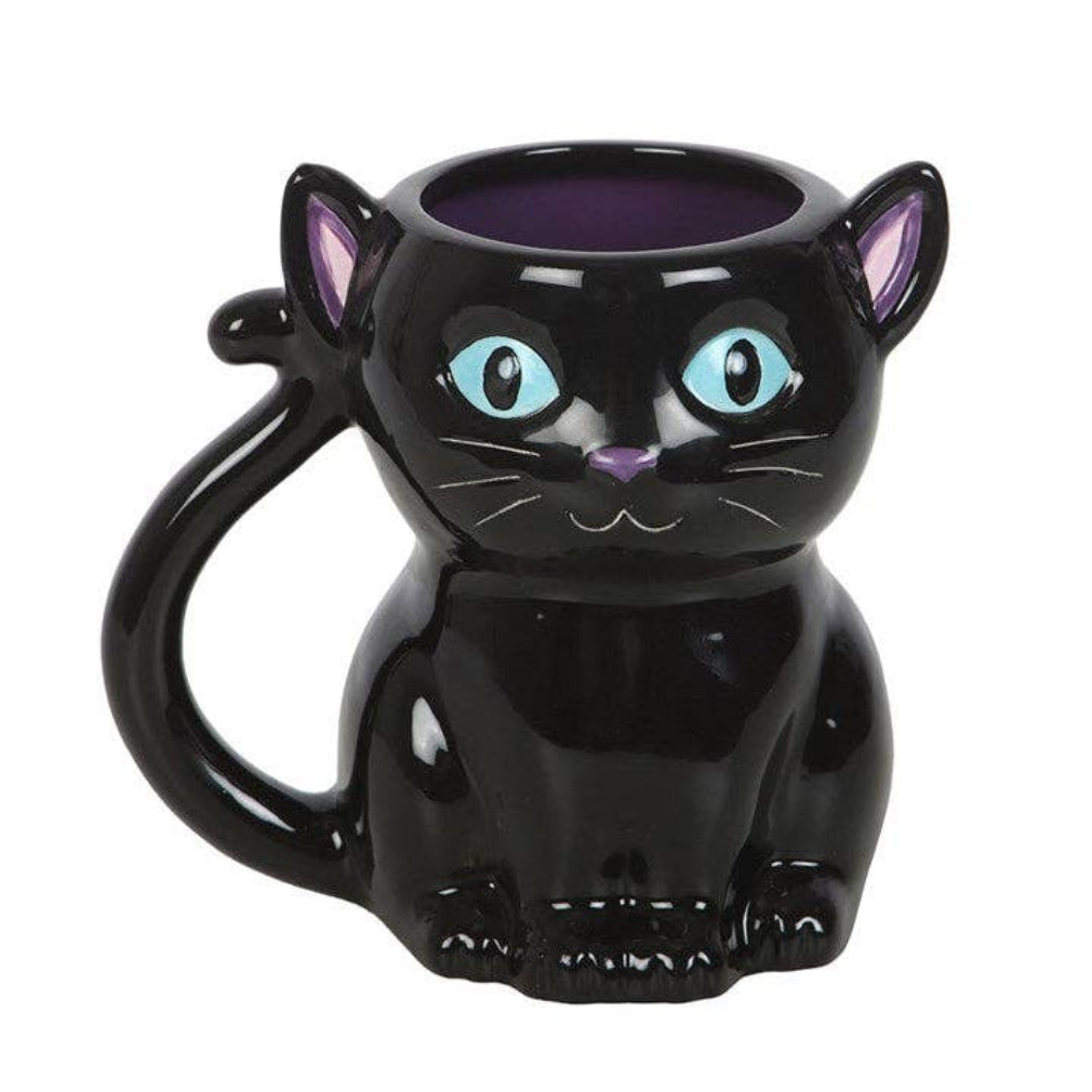 Süße Katzen 3D Tasse Gothic  in schwarz