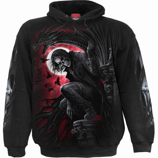 Spiral Hoodie "Night Stalker" Gothic Kapuzenpullover