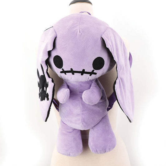 Violetter Plüschrucksack Naughty Bunny