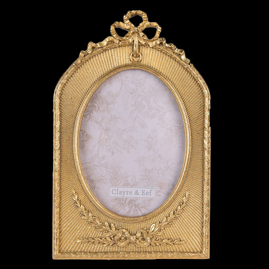 Bilderrahmen Jugendstil in goldfarben 13x18