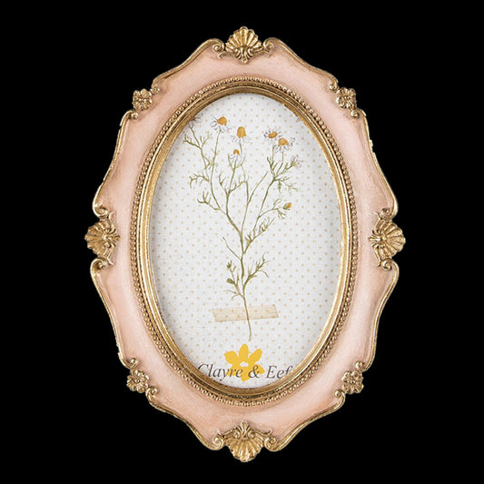 Barock Bilderrahmen in rosé 10x15