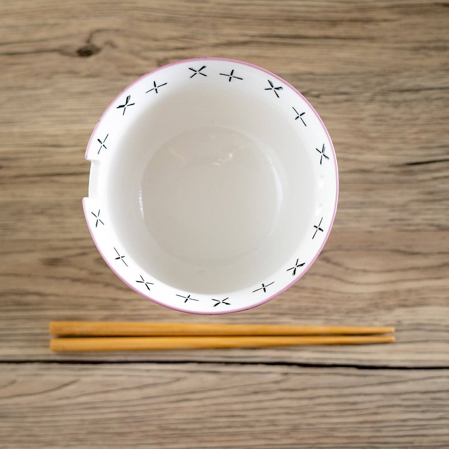 Japanische Keramikschale "Libelle" mit Essstäbchen-Set vintage