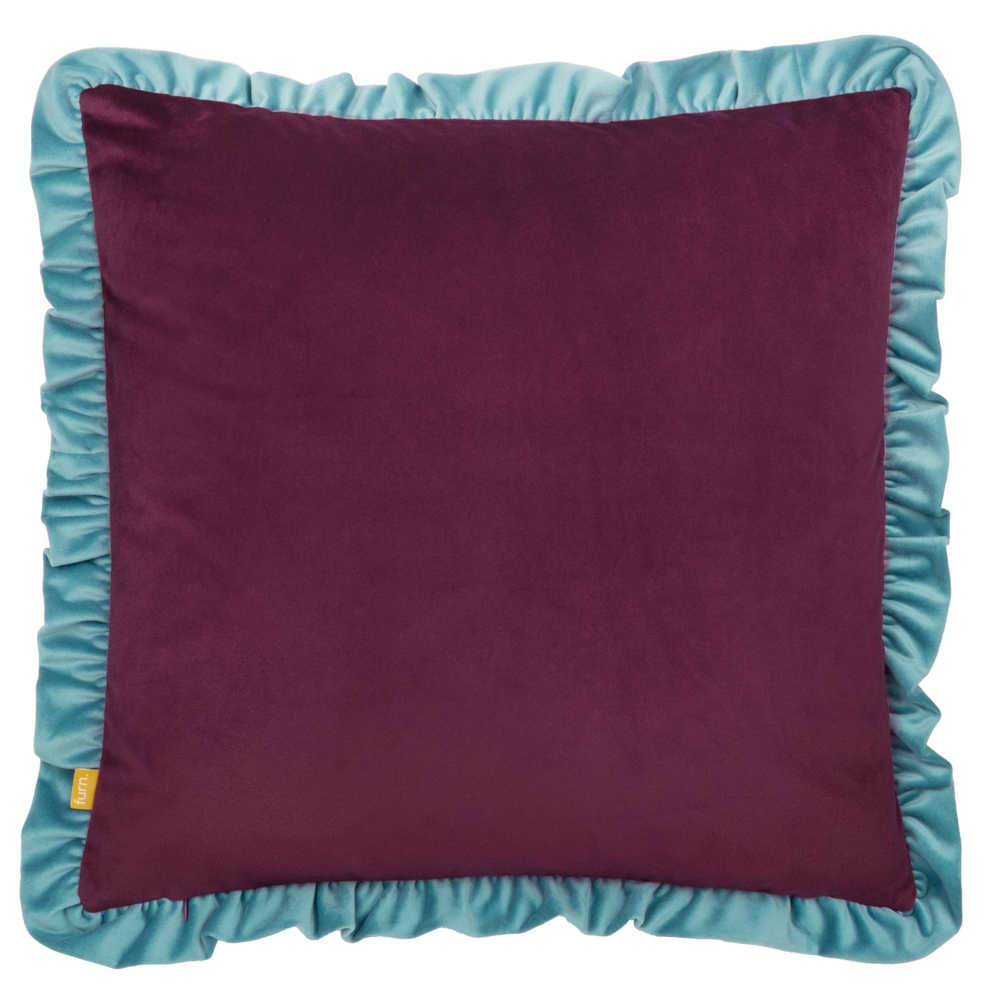 Rüschen Samt Paradekissen Dekokissen Fantasy vintage 45x45 mit Füllkissen