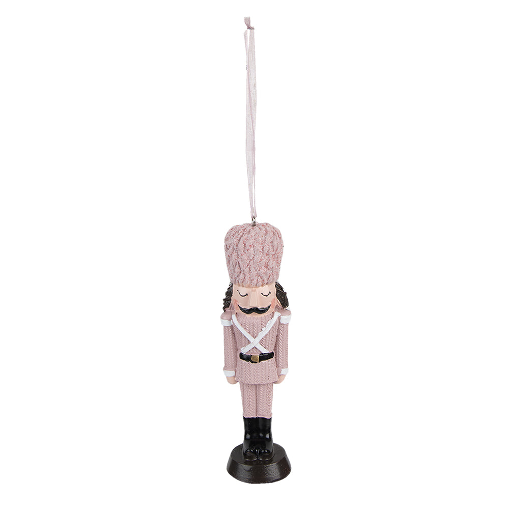 Weihnachtsanhänger Nussknacker Rosa 13 cm Clayre &Eef