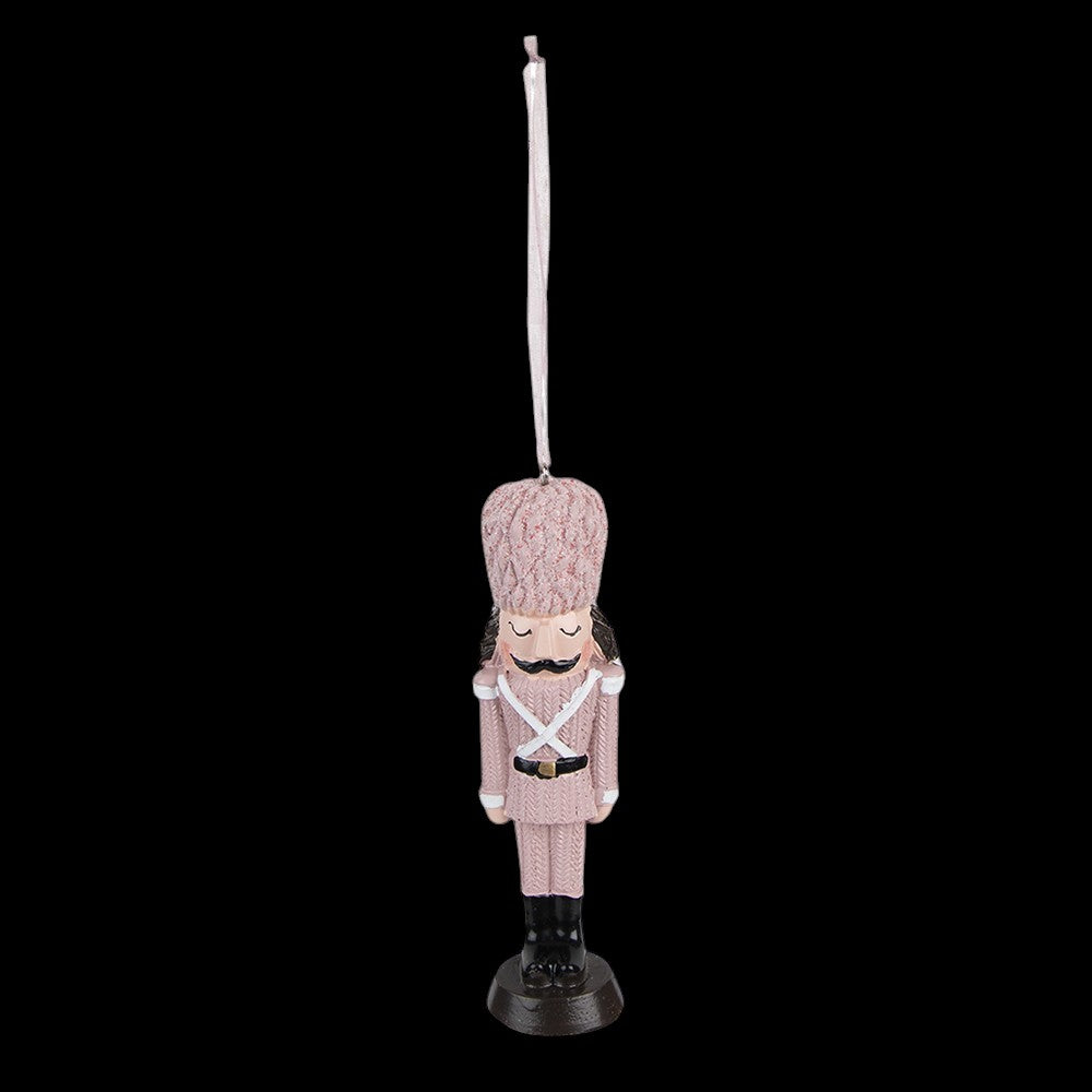 Weihnachtsanhänger Nussknacker Rosa 13 cm Clayre &Eef