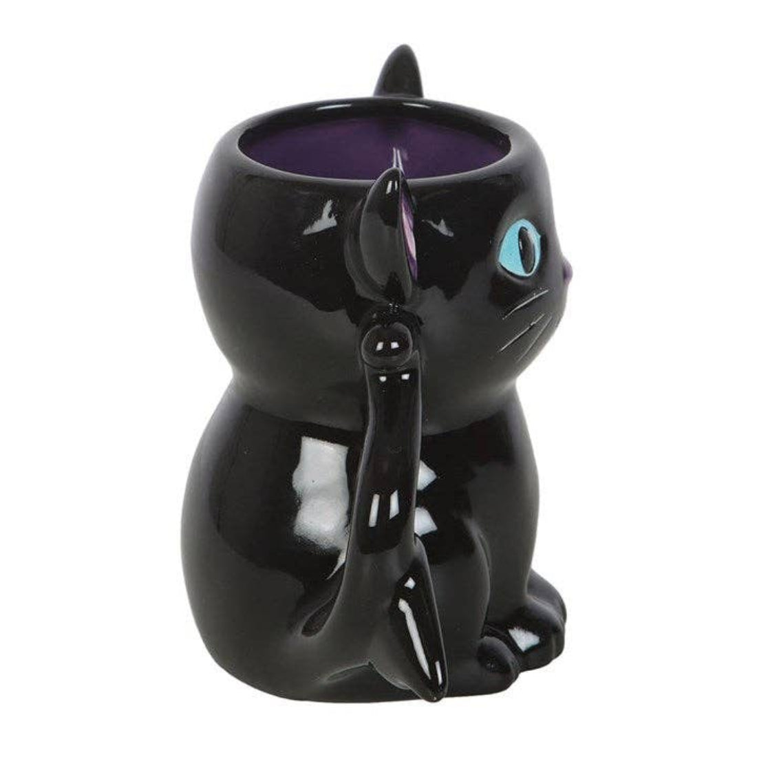 Cute Katzen Halloween Tasse 3D in schwarz