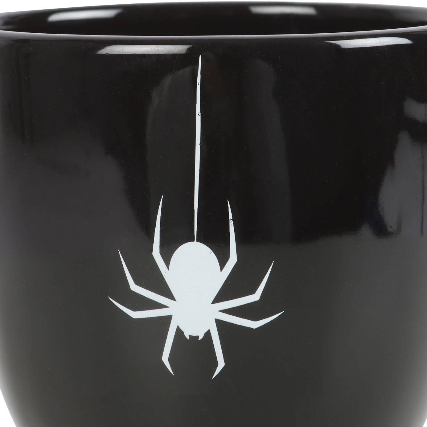 Gothic Halloween Tasse mit schwarzer Spinne 400ml