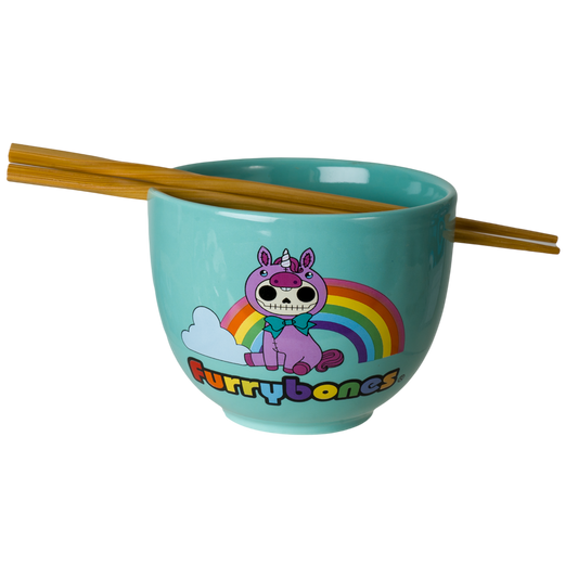 Furrybones „Uni“ Ramen-Schüssel Set Gothic Anime Geschenkidee