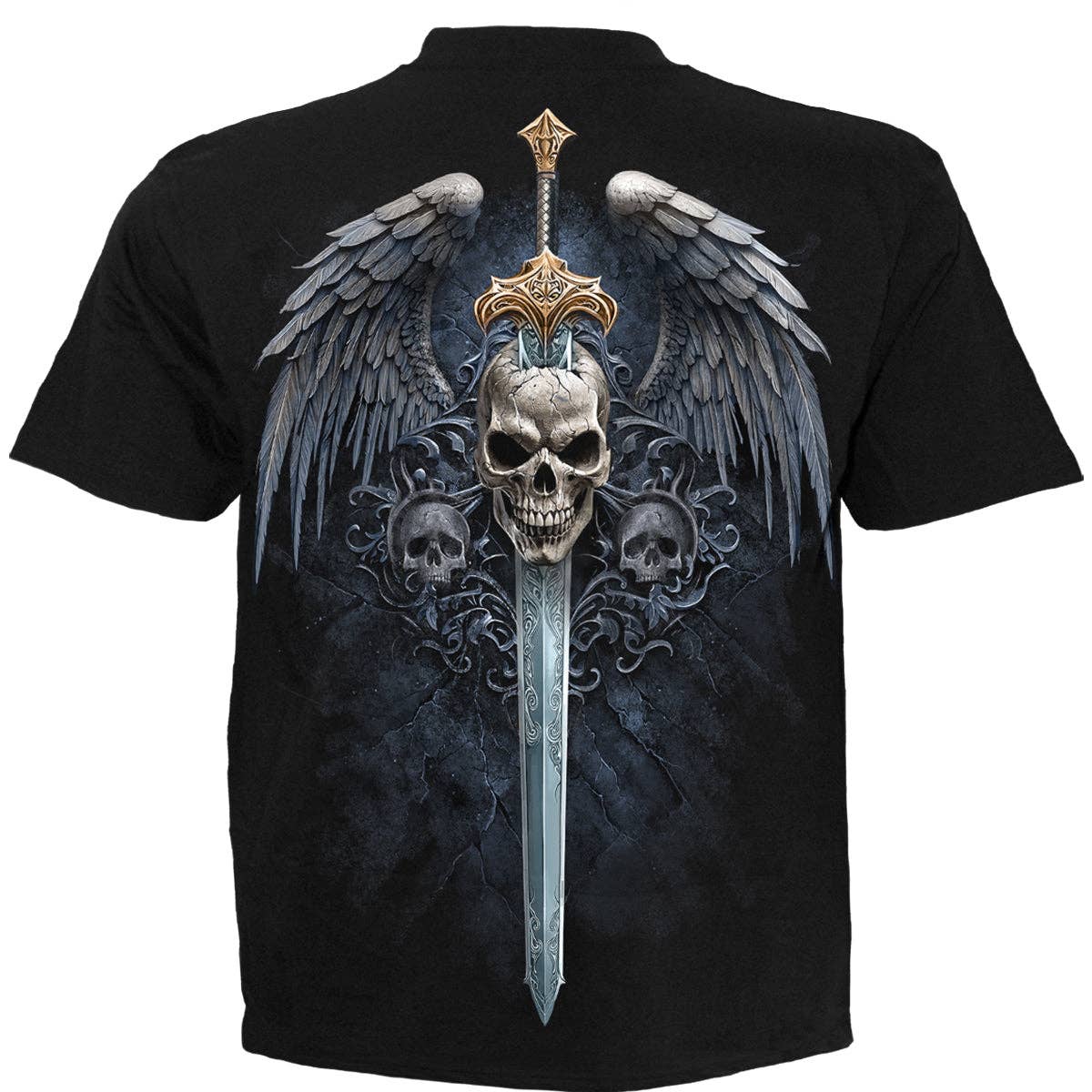 ANGEL SWORD - T-Shirt Schwarz von Spiral