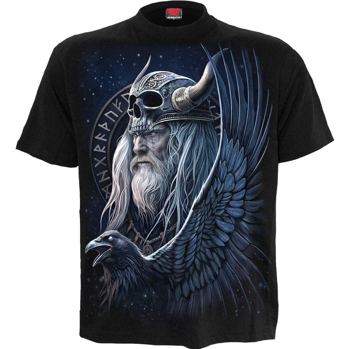 Herren Spiral Shirt "Odins Krieger" Wikinger