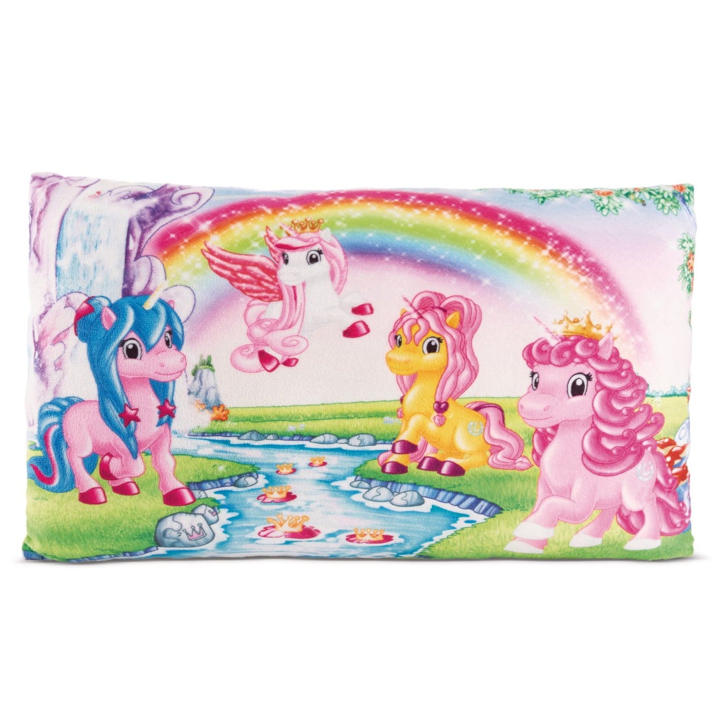 Süßes Rechteckiges Kissen Lissy PONY Einhorn