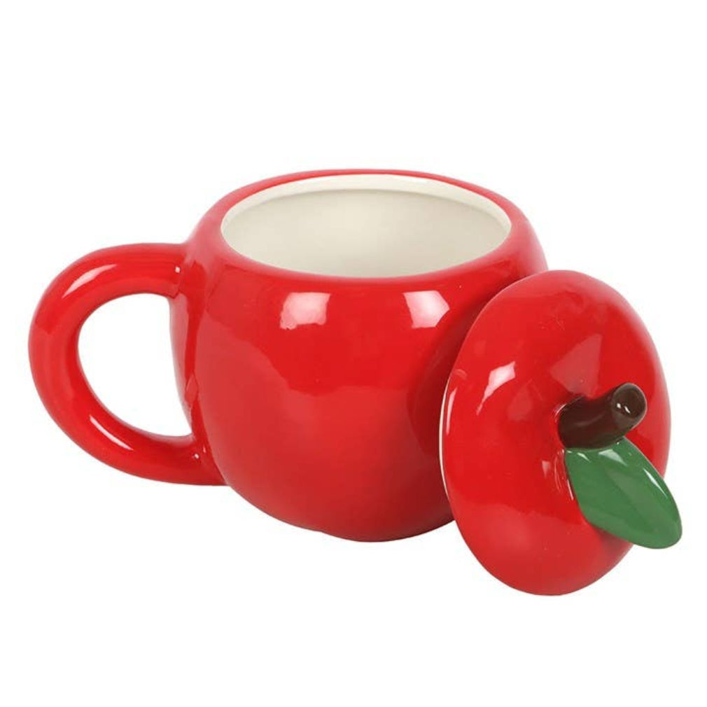 Apfelförmiger 3D Becher mit Deckel