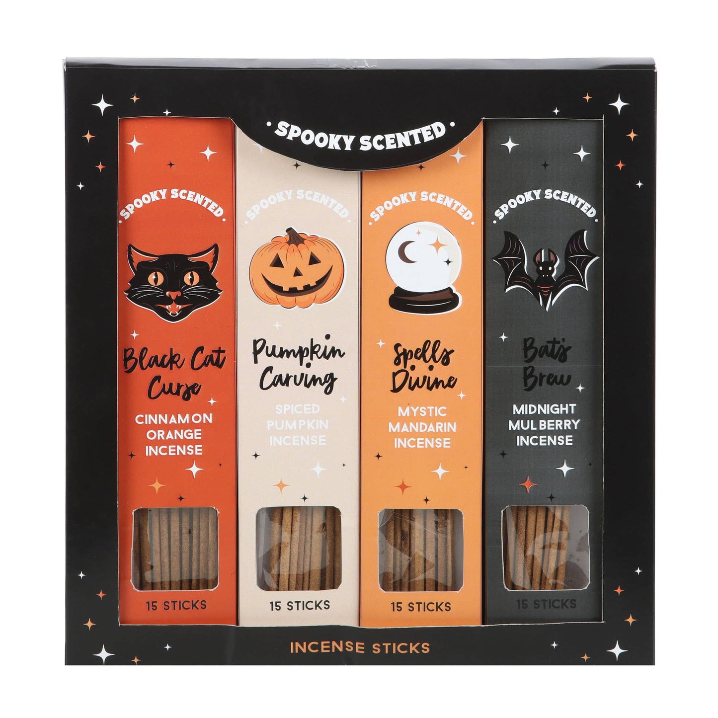 Halloween-Räucherstäbchen-Geschenkset mit gruseligem Duft