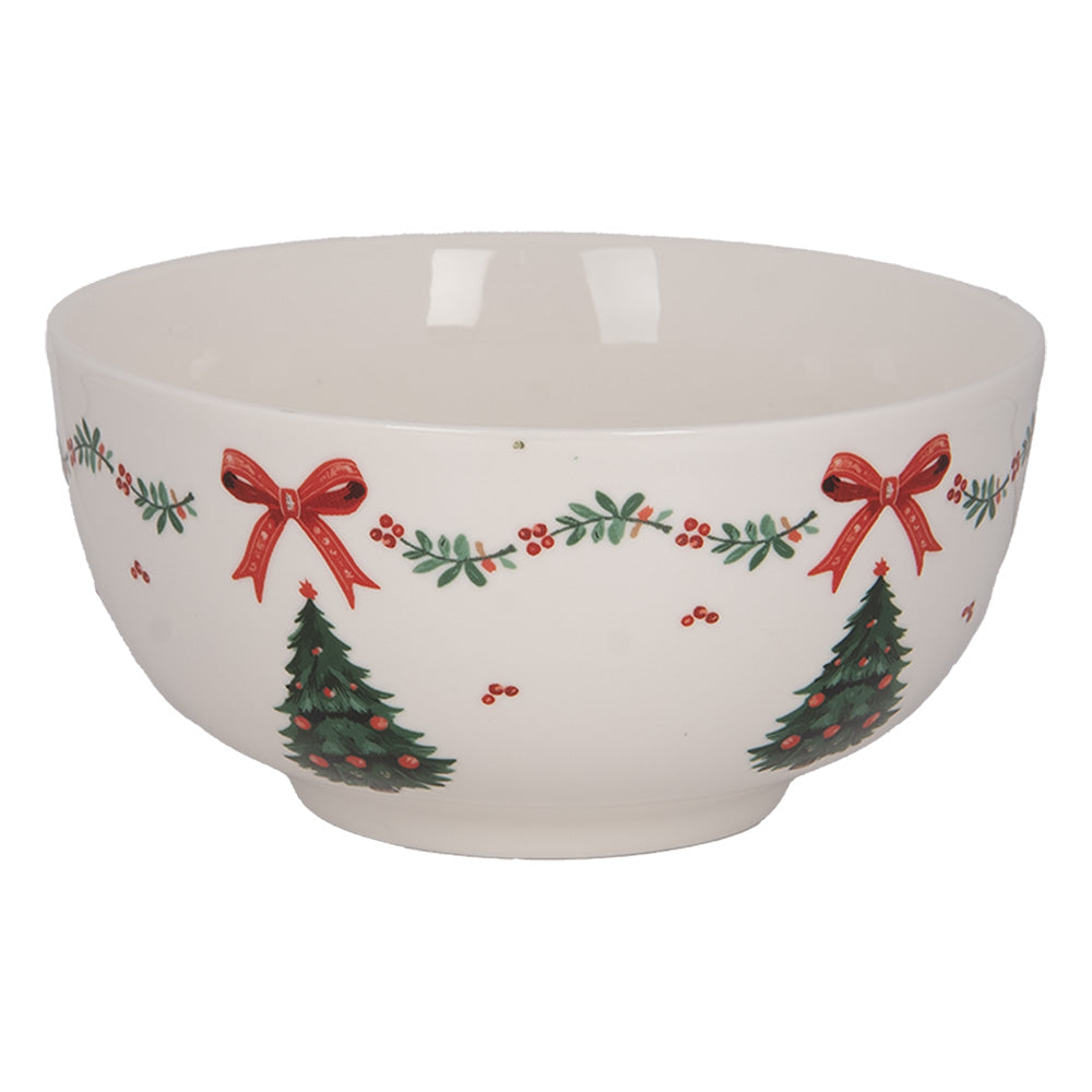 Weihnachtliche Suppenschüssel mit Tannenbaum vintage Schale 500 ml