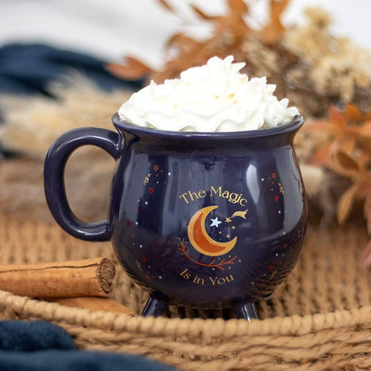 The Magic Is in You Tasse Hexenkessel violett