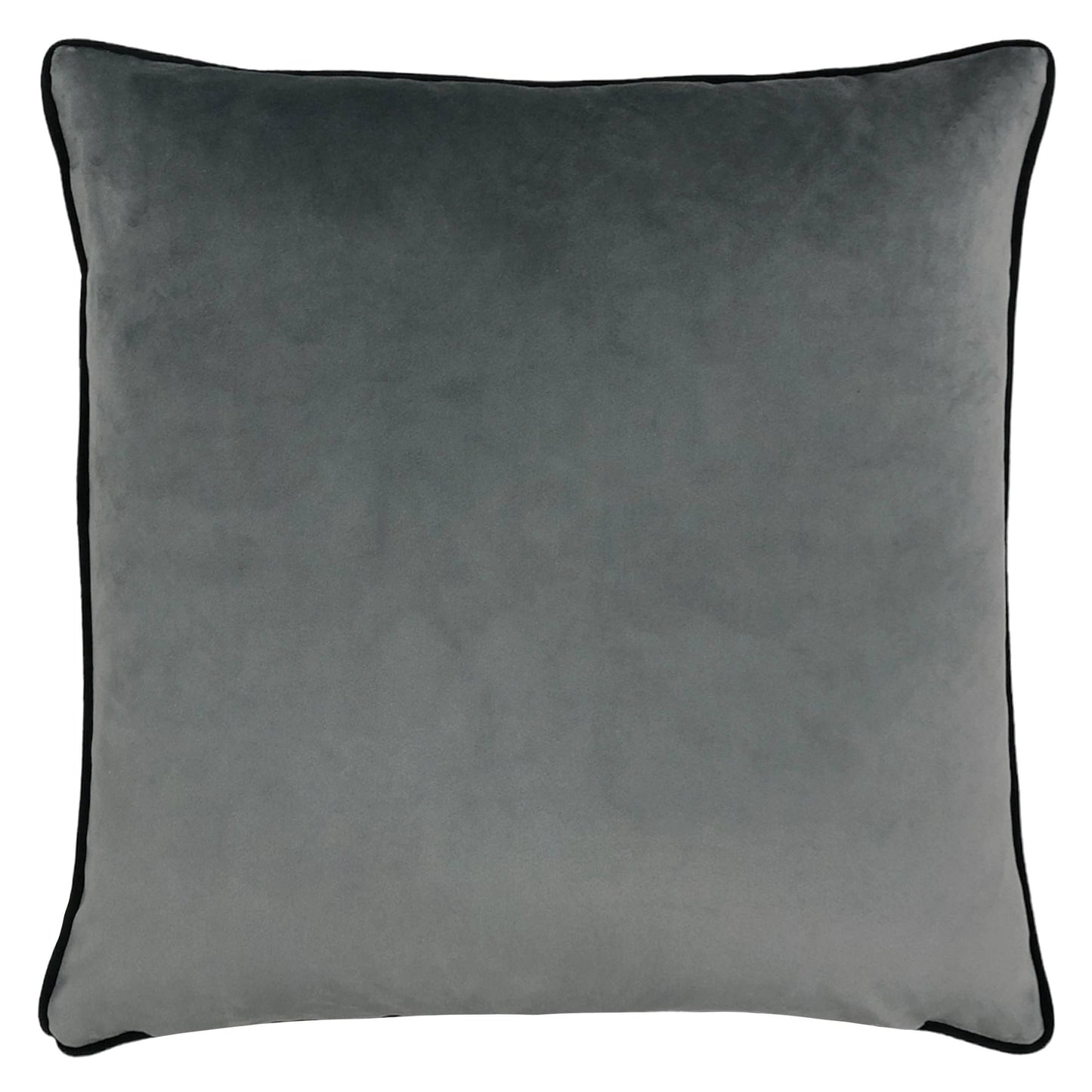 Gothic Dekokissen "Serpentine" aus Samt schwarz-grau-silber 45x45 cm