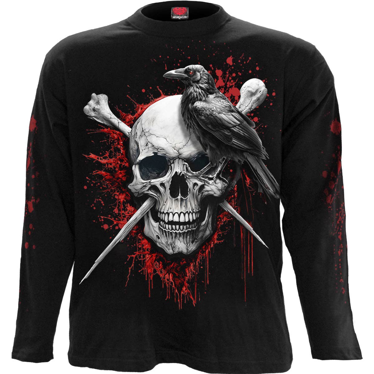 Spiral Longsleeve Langarmshirt "Dead Raven" Herren