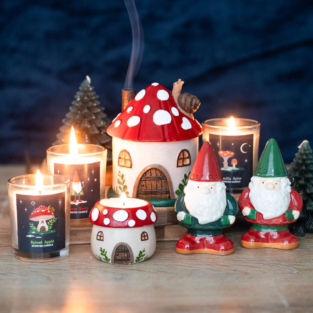 Gnome Sweet Gnom 3er Set Duftkerzen vinatge Deko