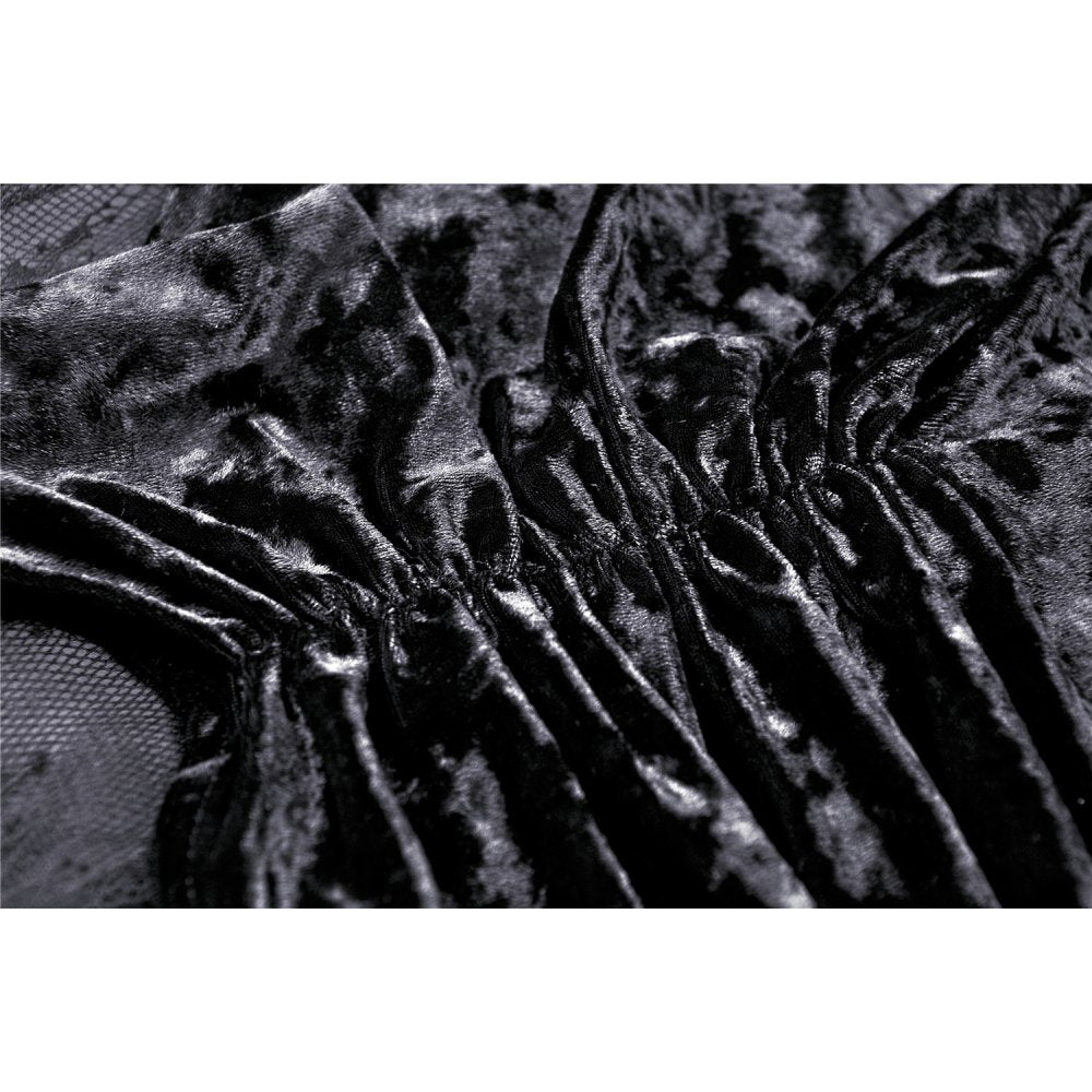 Gothic langer Rock schwarz-rot barock Dark in Love