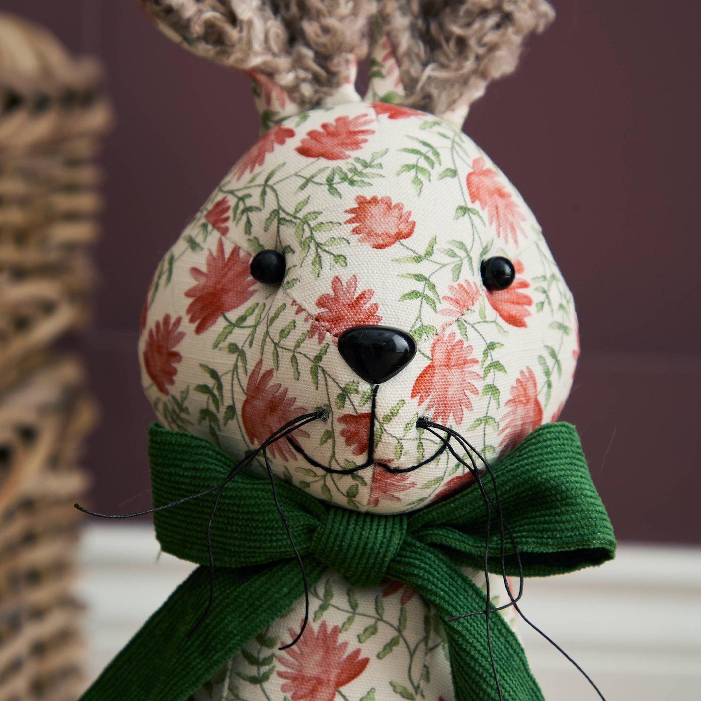 Süßer Dekorativer Türstopper „Hase Hattie“ Landhaus-Stil Ostern 50 cm