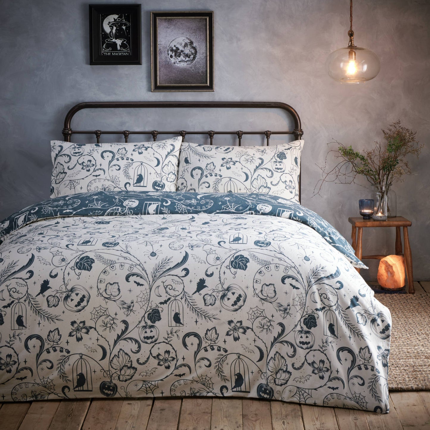 Mystisches "Spellbound“  Gothic Bettwäsche-Set 135 x 200 cm