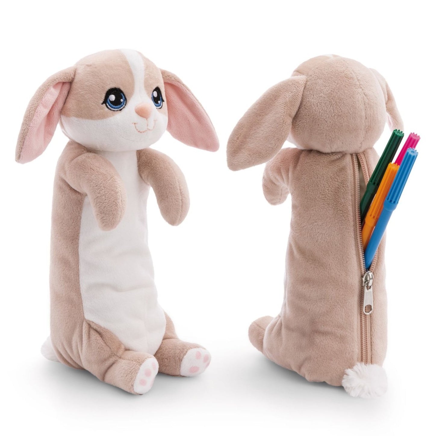 Kuschlige Plüsch Federmappe Hase Pouchimals