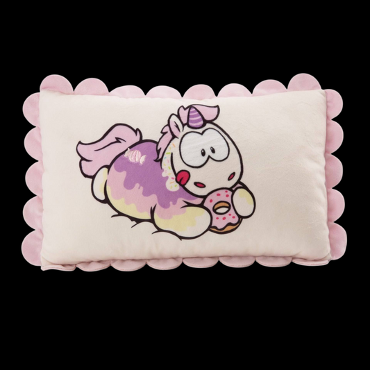 Süßes Rechteckiges Kissen Einhorn Sweety Rainbow