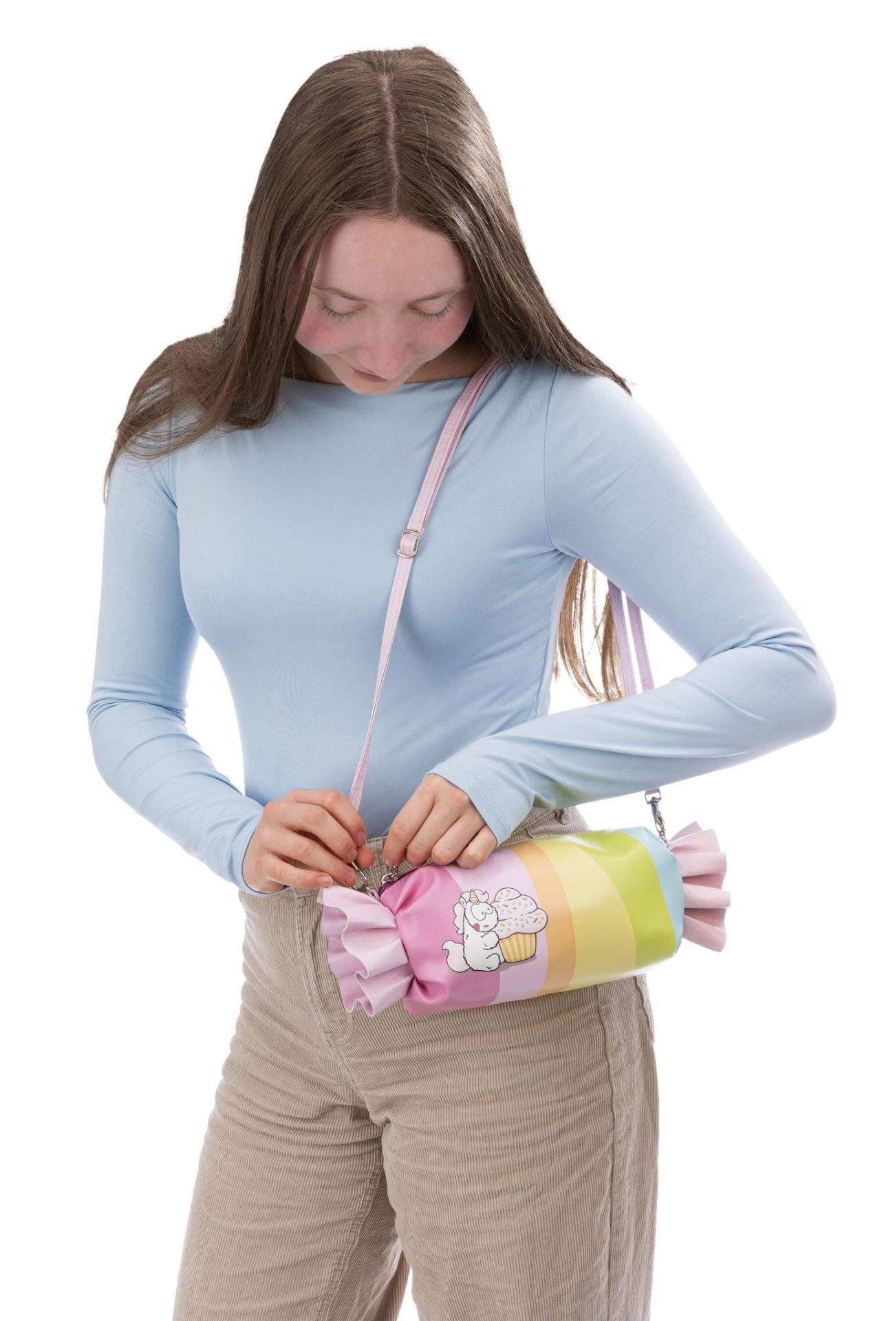 Schultertasche Theodor & Friends Bonbon