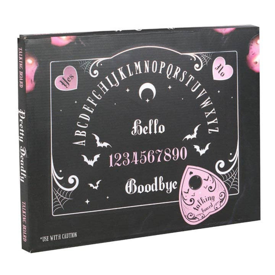 Pastellrosa und schwarzes gothic Spirit Board