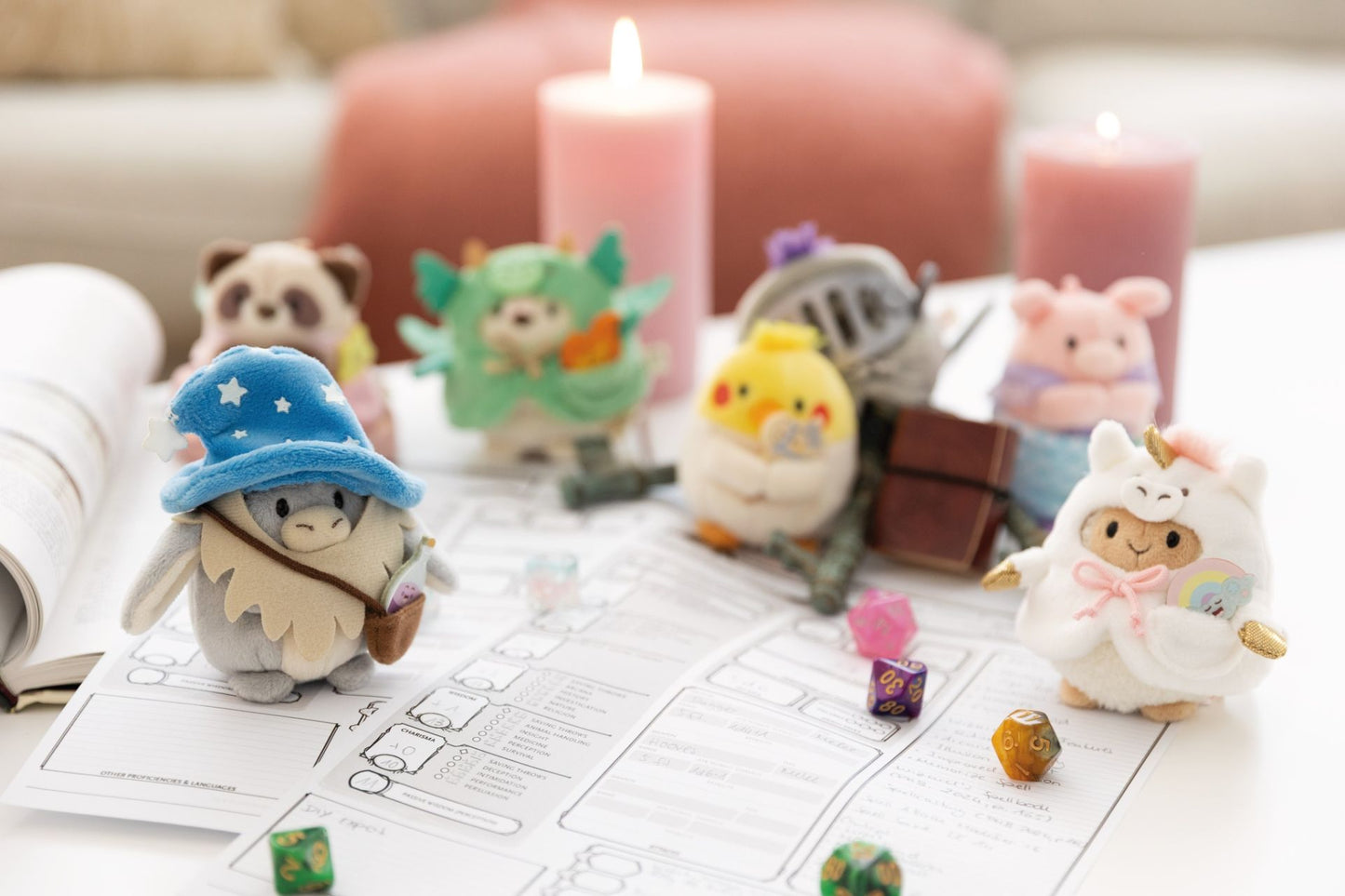 Nici Kuscheltier Set Sittich Chipsy mit Steckenpferd u. Ritterkostüm