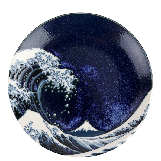 Japanischer Porzellan Teller – „Die große Welle“ klassisch 18,5 cm