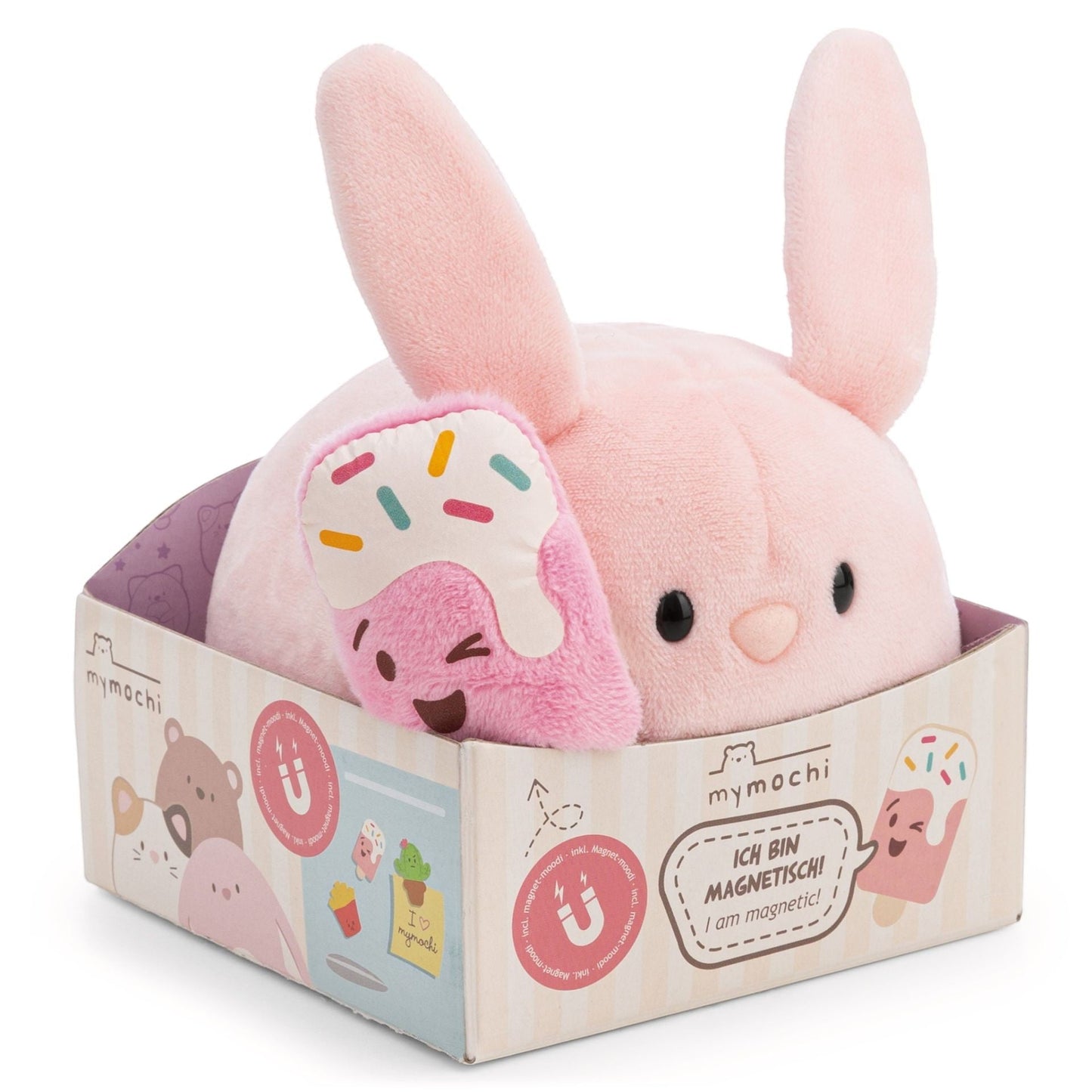 mymochi Hase Pibu liegend – Seitenansicht links