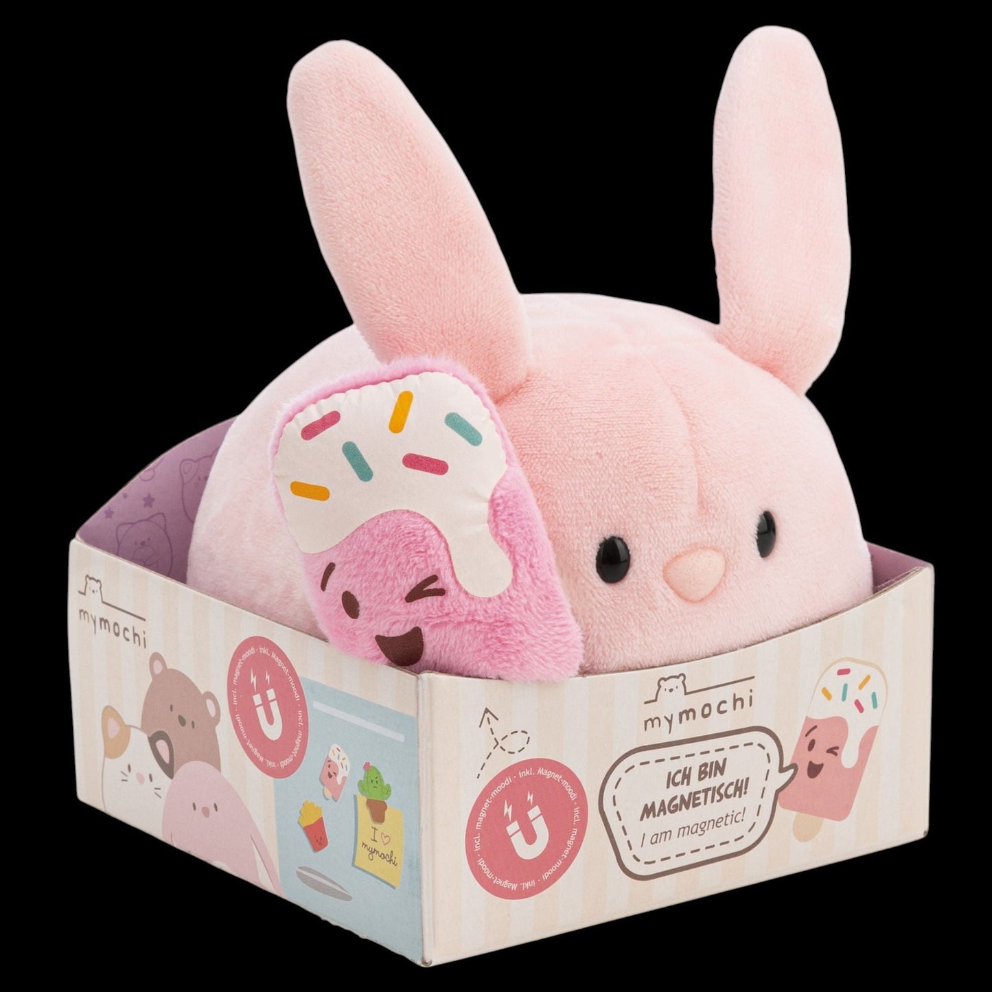 mymochi Hase Pibu liegend – Seitenansicht rechts