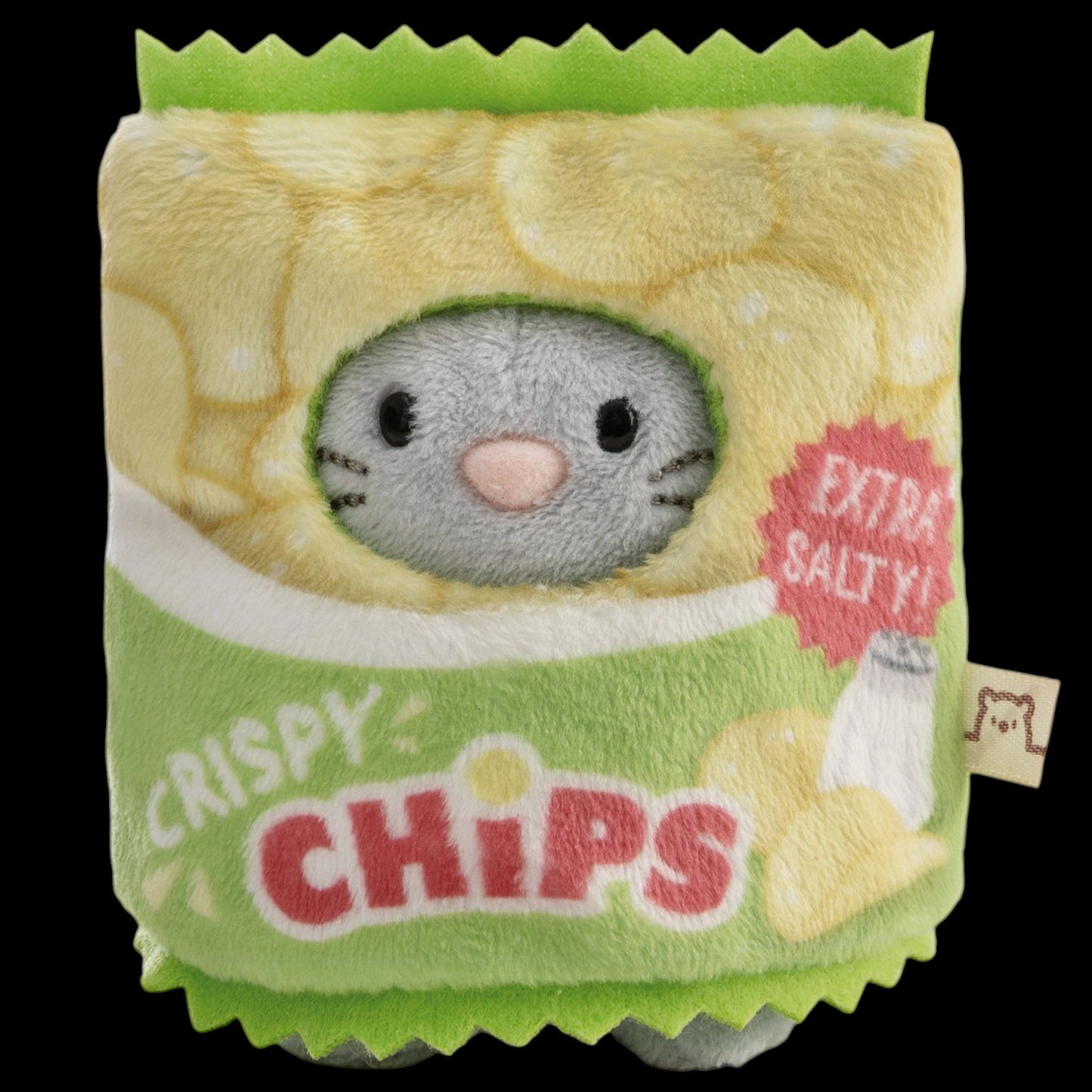 Kawaii Kuscheltier Set mymochi Maus Nibbli Chipstüte Nici neu